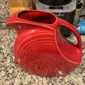 Red Fiesta Pitcher